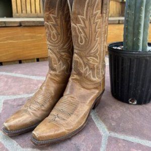 Lucchese Classics Cassidy Cowboy boot Women's Sz 7 in Camel Brown